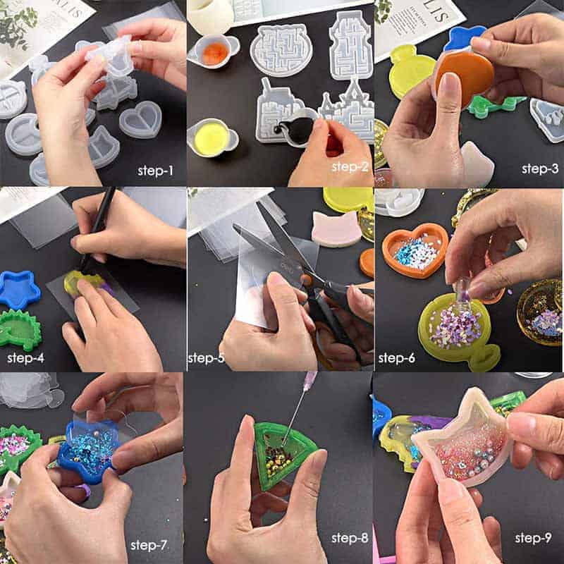 Steps of Making Resin Shakers