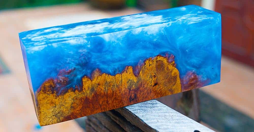 Resin and Wood Pen Blank