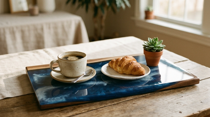 finished epoxy resin serving t nano banana 2 60710