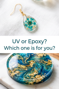 Epoxy vs UV resin for beginners comparison